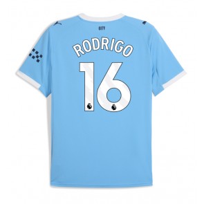 Lacne Muži Futbalové dres Manchester City Rodri Hernandez #16 2025-26 Krátky Rukáv - Domáci